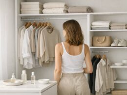 Rutina de belleza básica para combinar con tu armario cápsula