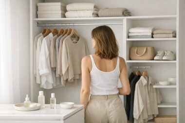 Rutina de belleza básica para combinar con tu armario cápsula